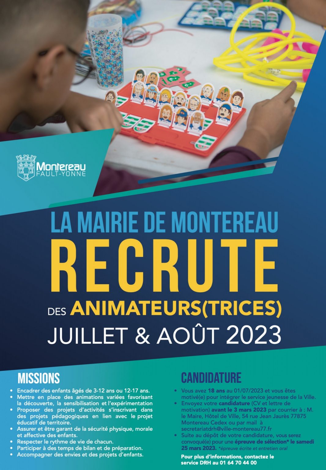 La Mairie Recrute Des Animateurs Animatrices Pour Juillets Et Aout